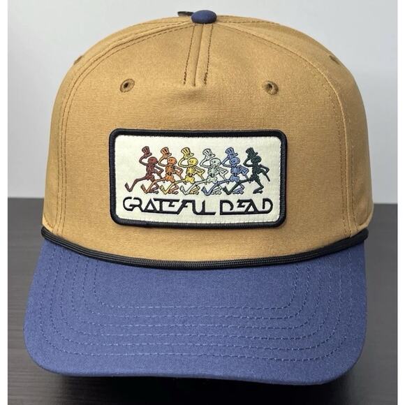 Grateful Dead Patch Snapback Hat Cap Licensed Dancing Skeletons New Fast Ship - Picture 14 of 14